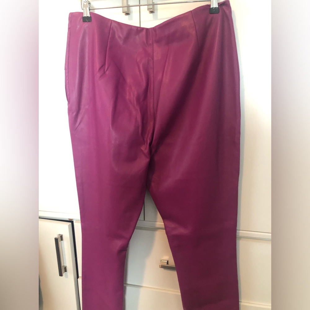 ASOS Curve Magenta Straight Leg Pants